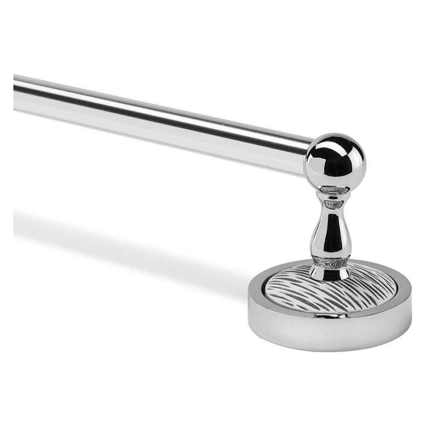 Croydex Stripes Wall Mounted Towel Rail - 65 x 670 x 80mm (H x W x D)
