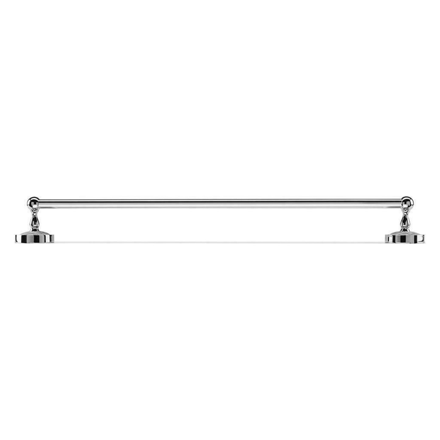 Croydex Stripes Wall Mounted Towel Rail - 65 x 670 x 80mm (H x W x D)