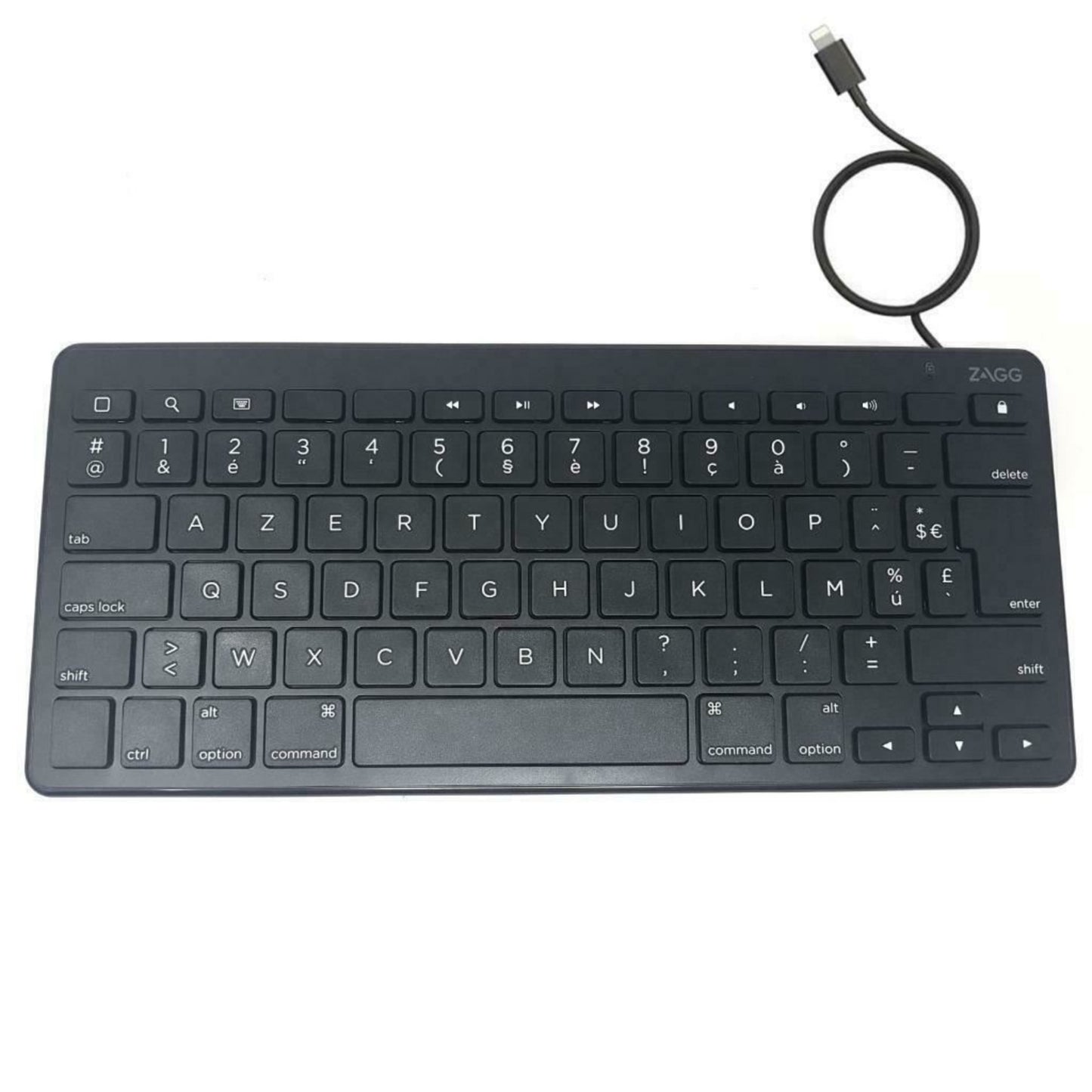 ZAGG Tablet Keyboard 45cm Apple MFi Certified Lightning iPad AZERTY FRENCH