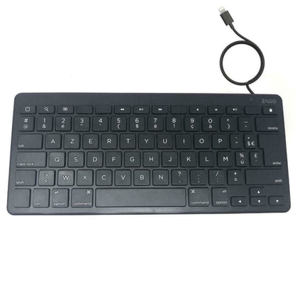 ZAGG Tablet Keyboard 45cm Apple MFi Certified Lightning iPad AZERTY FRENCH