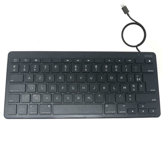 ZAGG Tablet Keyboard 45cm Apple MFi Certified Lightning iPad AZERTY FRENCH