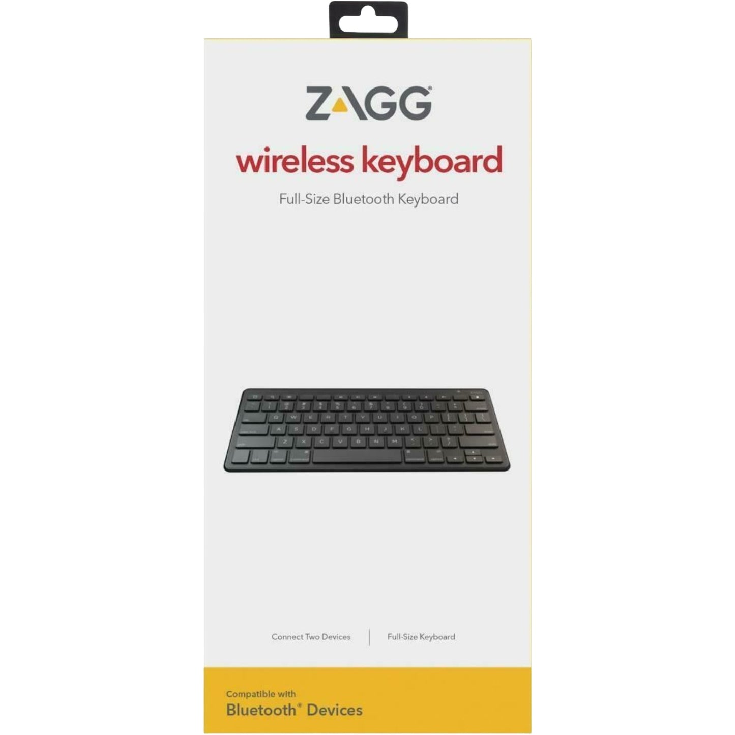 ZAGG Wireless Bluetooth Keyboard Universal QWERTZ GERMAN Layout Full Size Keys