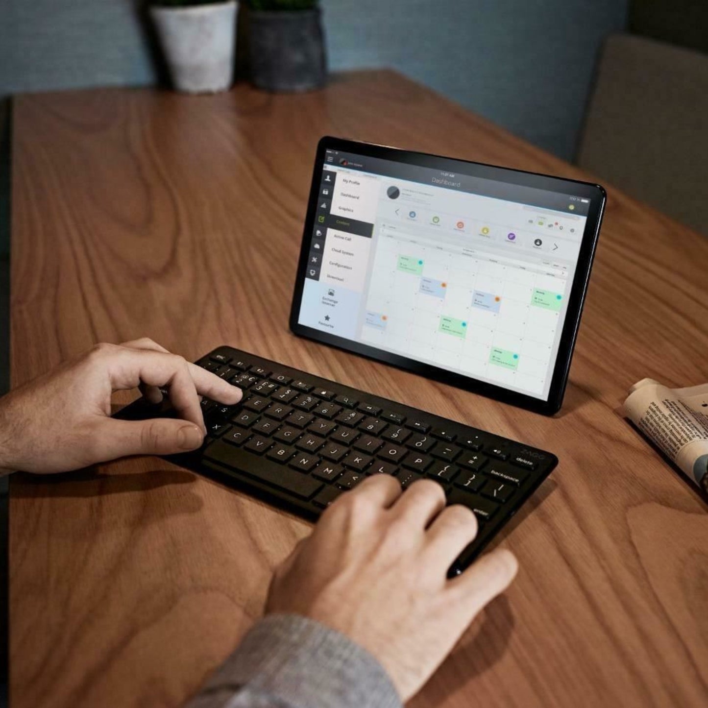 ZAGG Wireless Bluetooth Keyboard Universal QWERTZ GERMAN Layout Full Size Keys