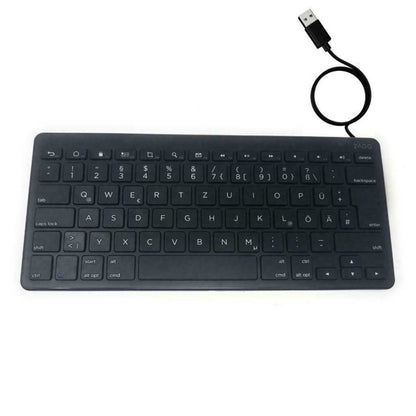 ZAGG Universal Keyboard 1.5m USB-A Cable Tablet Notebook Laptop PC QWERTZ