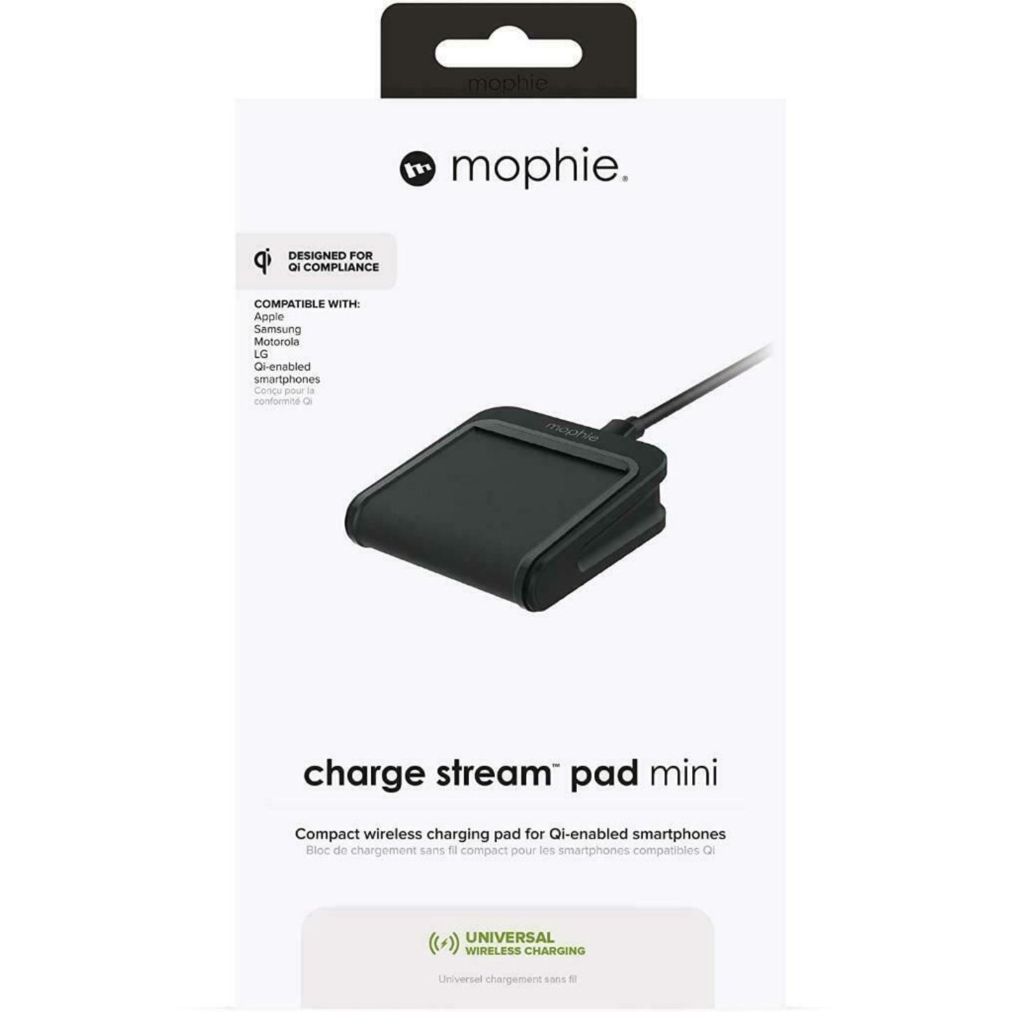 Mophie Qi Charger Mini Wireless Universal Charging Pad - Qi Enabled Devices