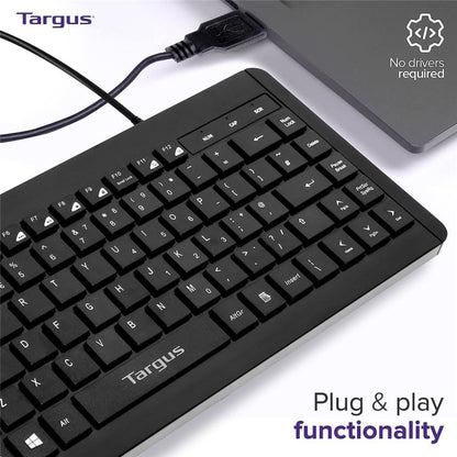 Targus Compact Multimedia Keyboard USB English QWERTY AKB631UKZ