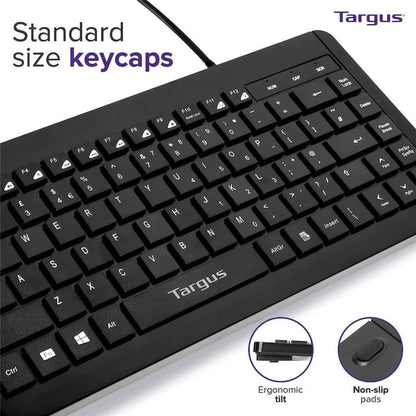 Targus Compact Multimedia Keyboard USB English QWERTY AKB631UKZ