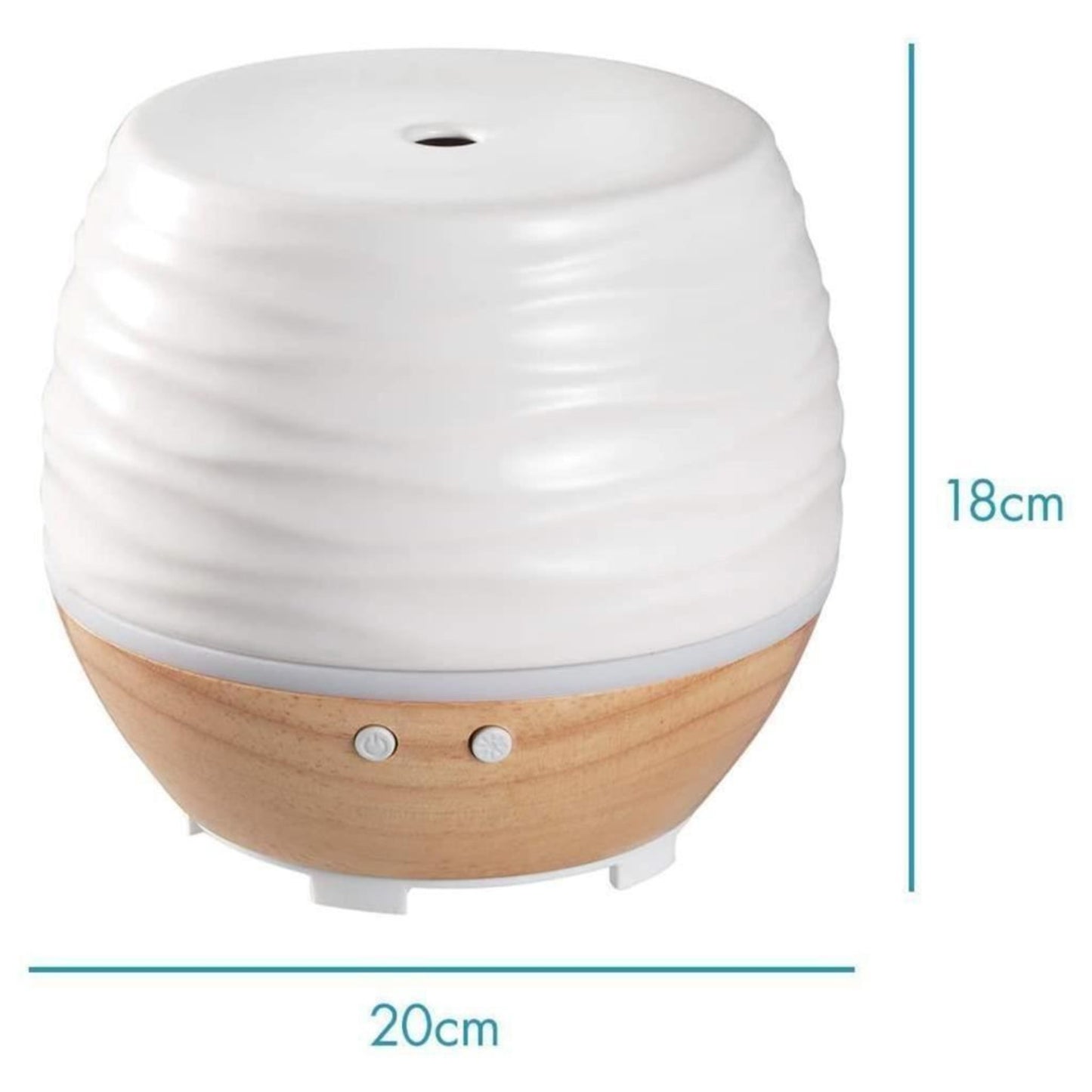 Homedics Ellia Ascend Essential Oil Aroma Mist Diffuser with Colour Change Light