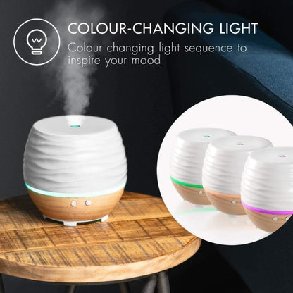 Homedics Ellia Ascend Essential Oil Aroma Mist Diffuser with Colour Change Light