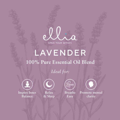 Homedics Ellia 100% Pure Essential Oil 15ml - Lavender - ARM-EO15LAV-WW