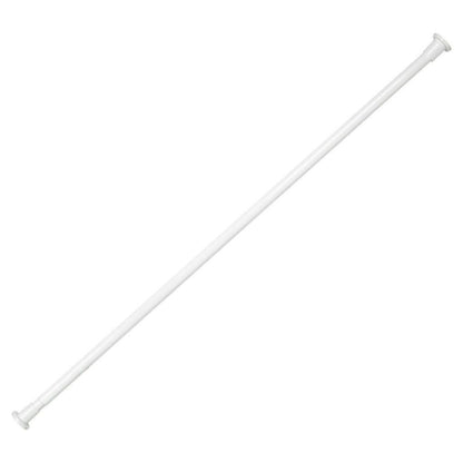Croydex Telescopic Shower Curtain Rod Extends from 1100mm to 1830mm - White