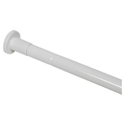 Croydex Telescopic Shower Curtain Rod Extends from 1100mm to 1830mm - White