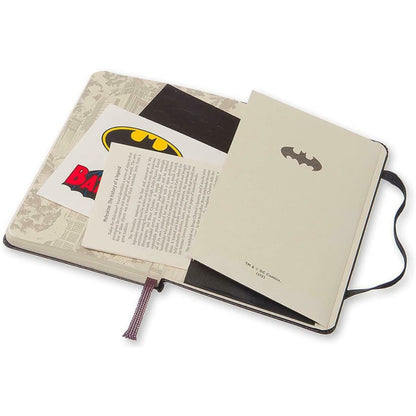 Moleskine Batman Limited Edition Hard Cover Plain Pocket Notebook 14 x 9 x 1.5cm