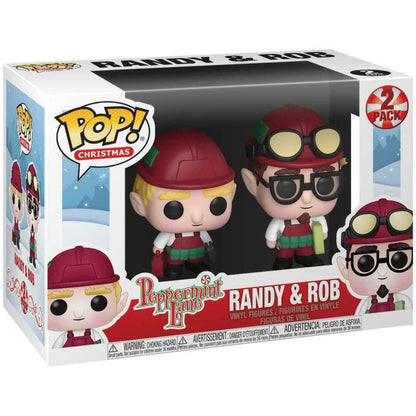 Funko POP! Christmas Peppermint Lane Vinyl Figures 2-Pack Randy & Rob 9 cm