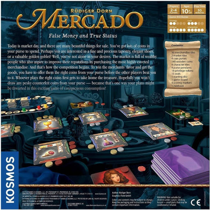 Thames & Kosmos Mercado Welcome to The Market Board Game 2-4 Players Ages 10+
