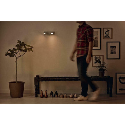 Philips myLiving dimmable warm LED Spotlights Eco & Aluminium finish - 5319248P0