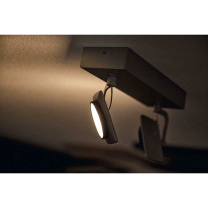 Philips myLiving dimmable warm LED Spotlights Eco & Aluminium finish - 5319248P0