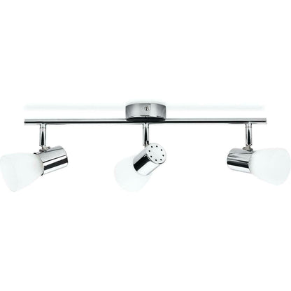 Philips Coir Lamp with Swivel Spotlights, Integrated Led, Chromed 3 x 4.3 W
