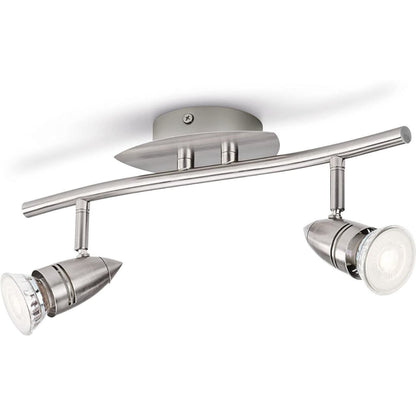 Philips MyLiving LED Spotlight Comet 460 Brushed Steel Metal 3.5W 14.5x33.5 x17