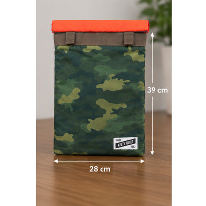 Kelty Stash Pocket for Backpacker Hiking Camping - Green Camo, 7 Litres