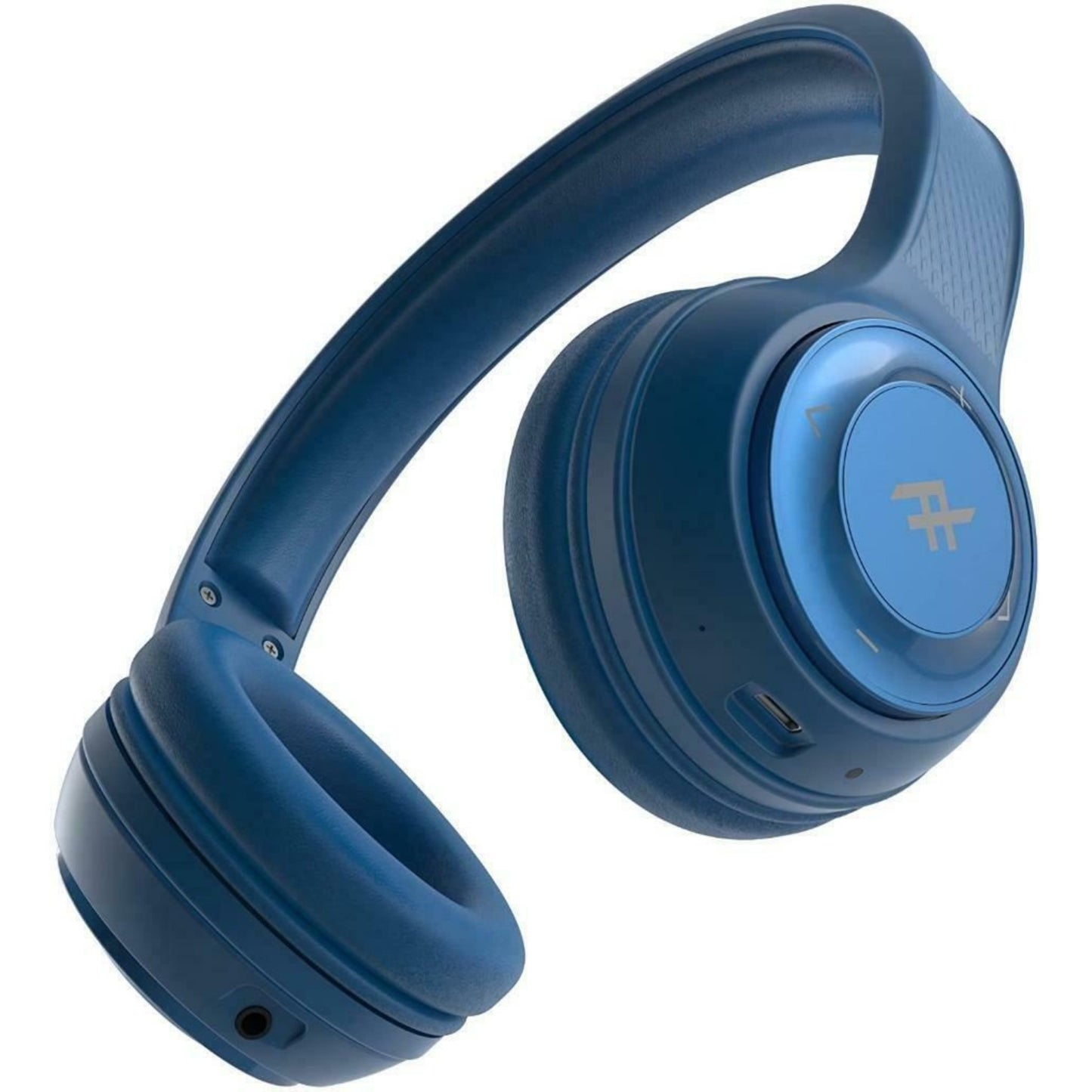 iFrogz Bluetooth Headphones Aurora Noise Isolating On-Ear Controls and Mic Blue