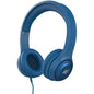 iFrogz Headphones with Mic Noise Isolating Aurora Wired Blue