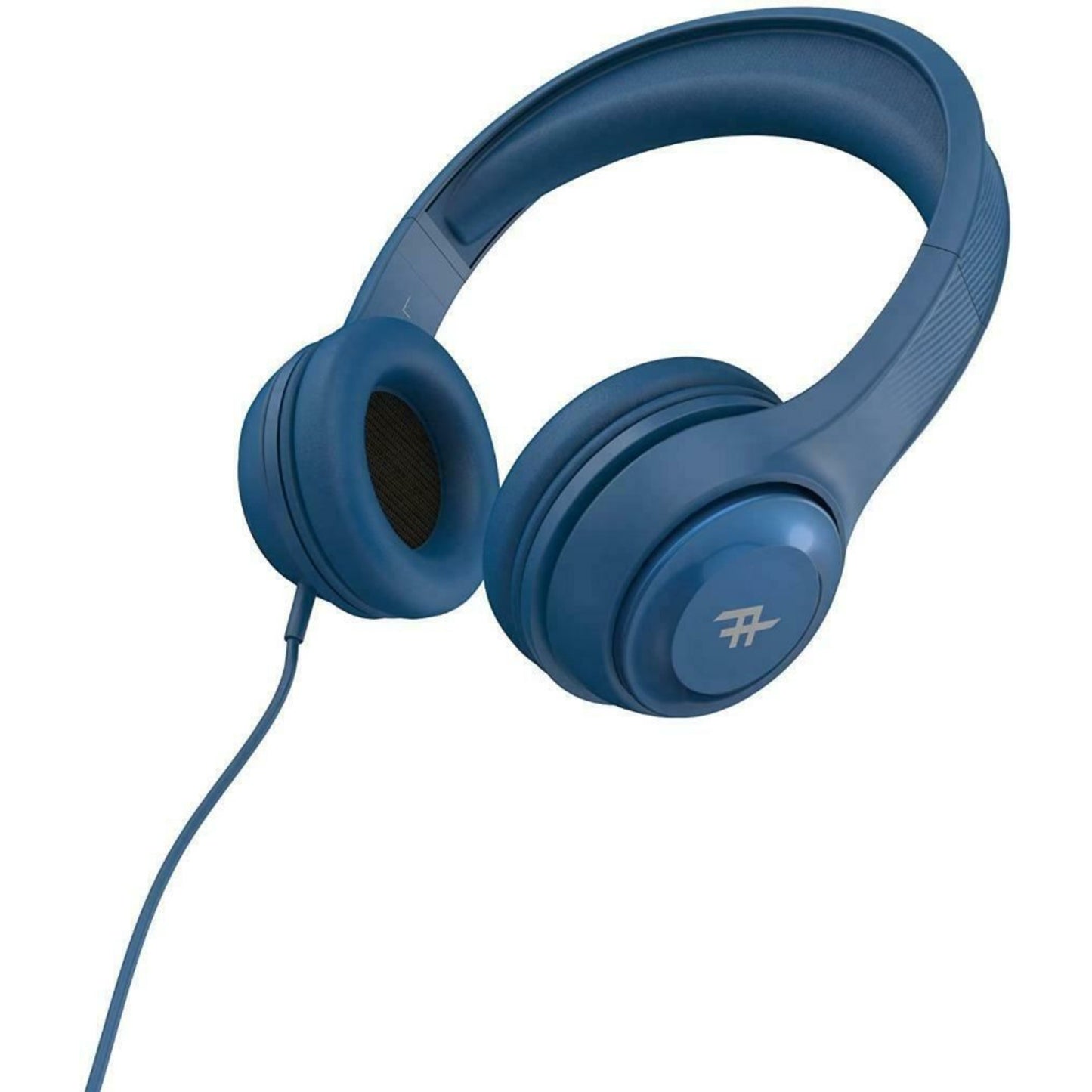 iFrogz Headphones with Mic Noise Isolating Aurora Wired Blue
