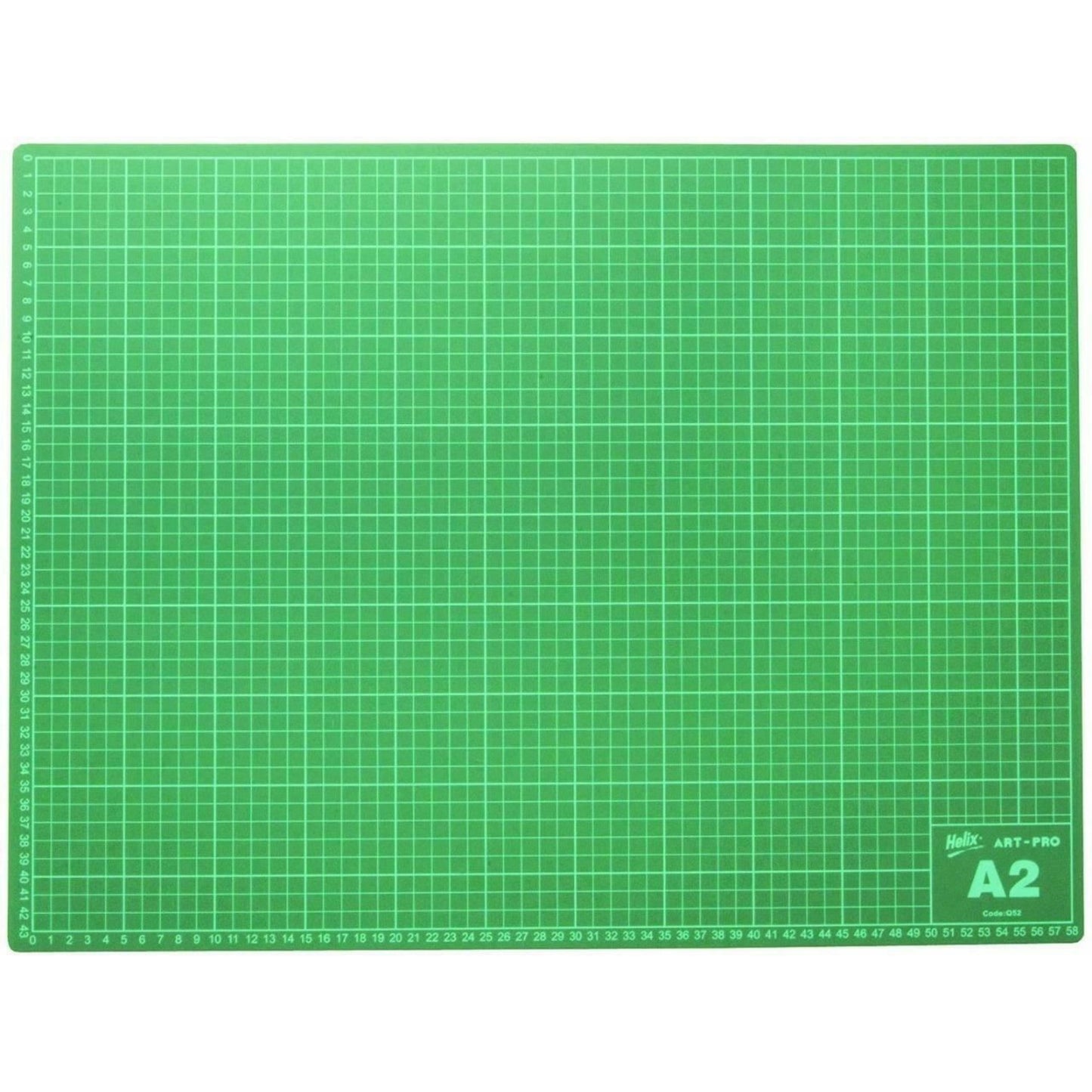 Helix A2 Double Sided Cutting Mat PVC NonSlip Multi layer Self Healing 600x450mm