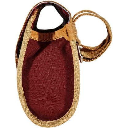 Basil Saddle Bag Portland Dark Red Weatherproof Cotton Leather Vintage Look