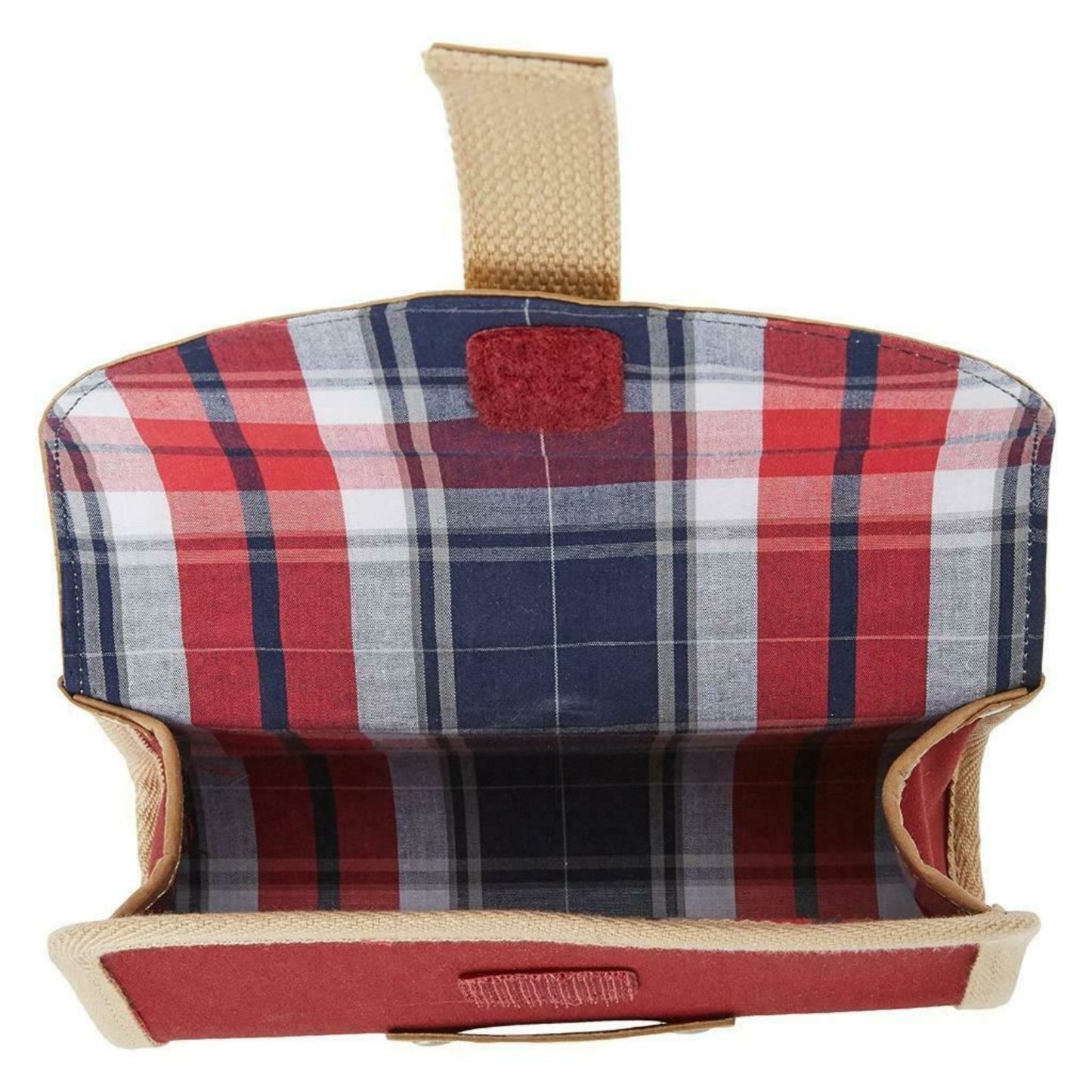 Basil Saddle Bag Portland Dark Red Weatherproof Cotton Leather Vintage Look