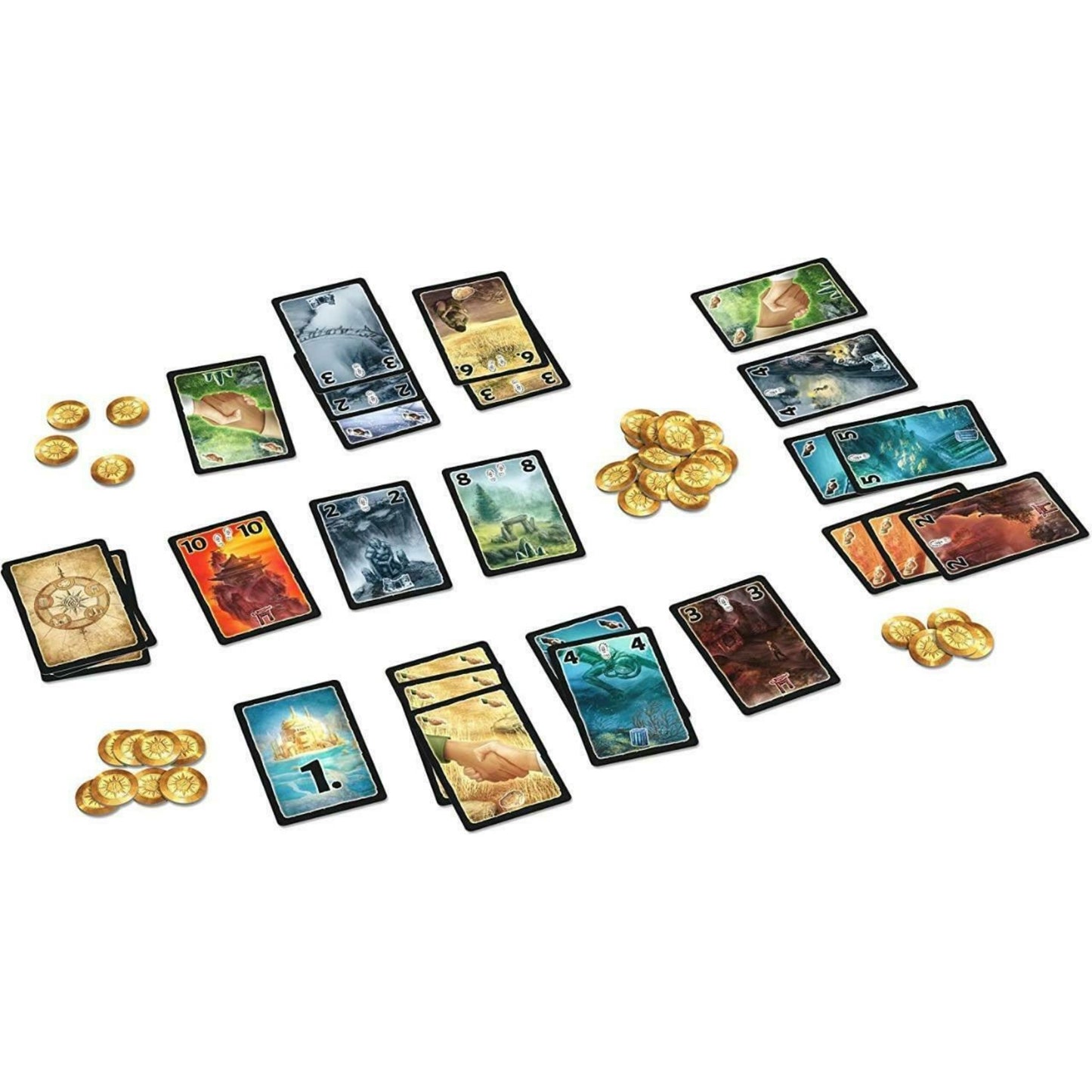 Thames & Kosmos Lost Cities: Rivals Bidding & Set-Collecting Game 2-4 Players