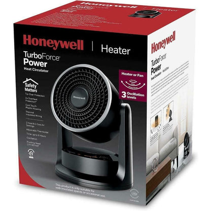 Honeywell TurboForce Power Fan and Heater Hot & Cool Fan Black HHF565BE1