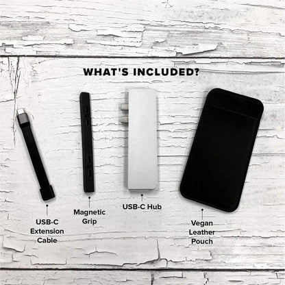 HyperDrive DUO USB-C 7-in-2 Hub Designed for MacBook Pro - Grey - HD28C-GRAY