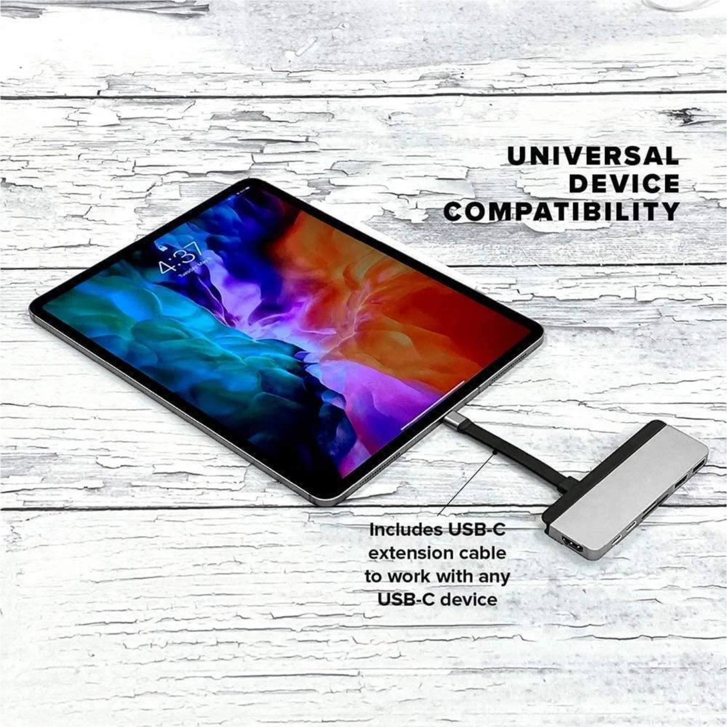HyperDrive DUO USB-C 7-in-2 Hub Designed for MacBook Pro - Grey - HD28C-GRAY