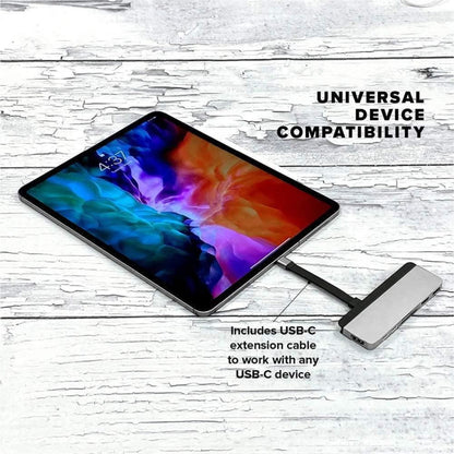 HyperDrive DUO USB-C 7-in-2 Hub Designed for MacBook Pro - Grey - HD28C-GRAY