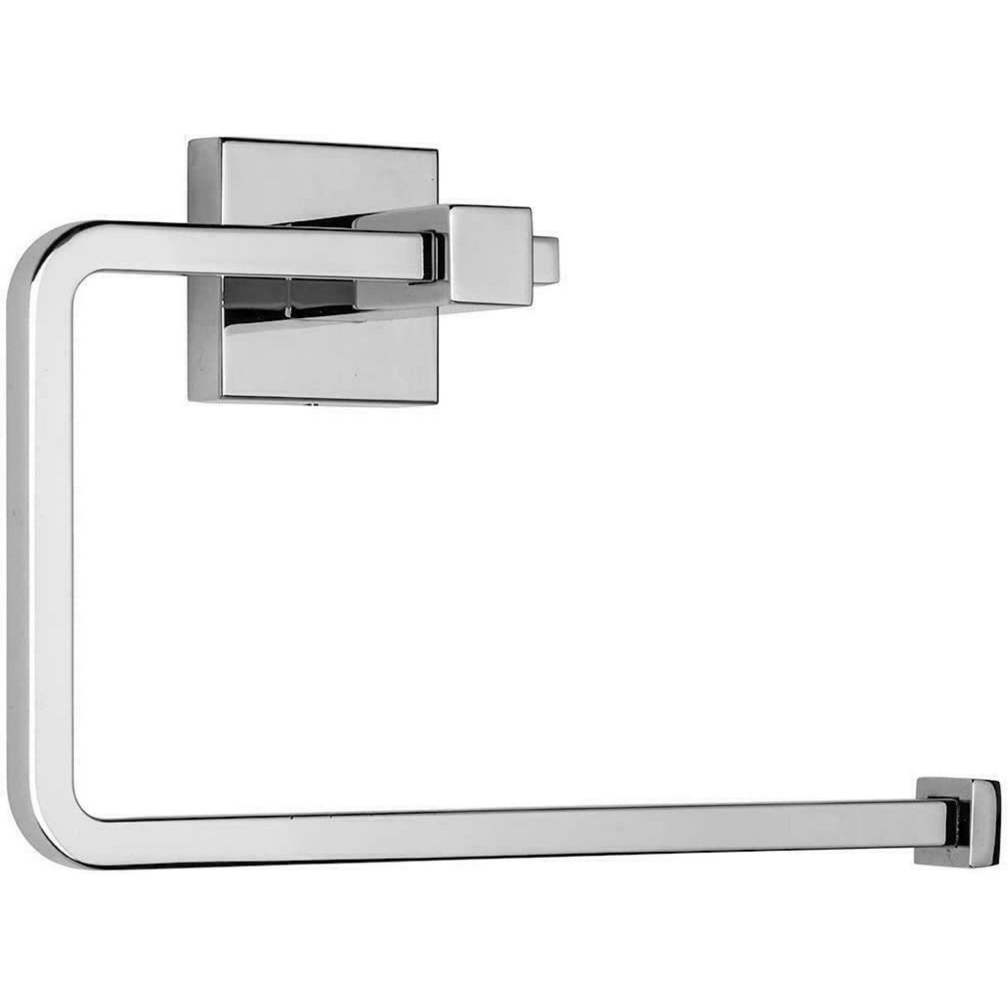 Croydex Flexi-Fix Everson Easy to Fit Towel Ring 155 x 283 x 80mm (H x W x D)