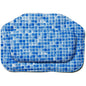 Croydex Bath Pillow Slip Resistant Hygienic Anti Microbial Blue Mosaic B207084H
