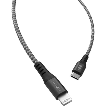 HyperDrive TOUGH 2m/6ft Type-C to Lightning Cable Apple MFi Certified HD-CLB523