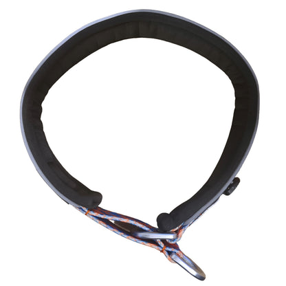 CAIRD Training Slip Dog Collar Reflective with Aluminium D-Ring Nylon Padded Neoprene No-Choke