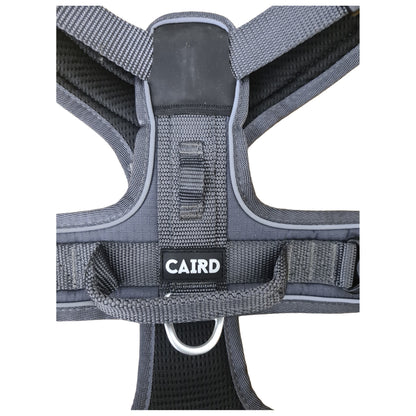 CAIRD Advance Dog Harness Ergonomic Y-Shape No Pull Reflective with Handle Grey (Medium)