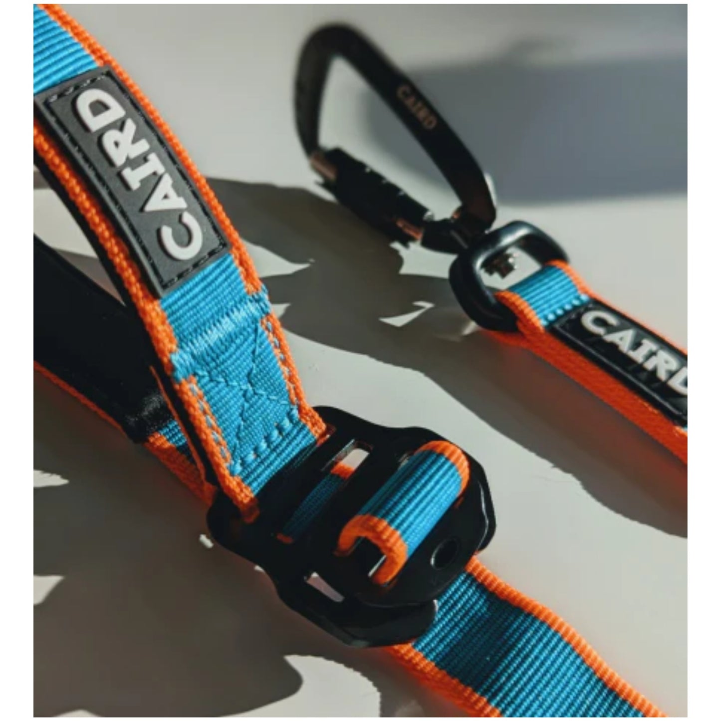 CAIRD Bungee Hands Free Dog Lead Adjustable Waist Belt Aluminium Locking Carabiner