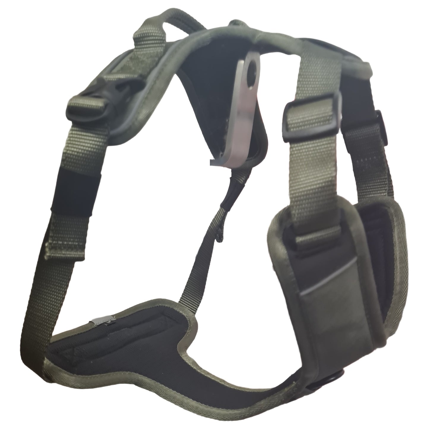 CAIRD Advance Dog Harness Ergonomic Y-Shape No Pull Reflective with Handle Khaki