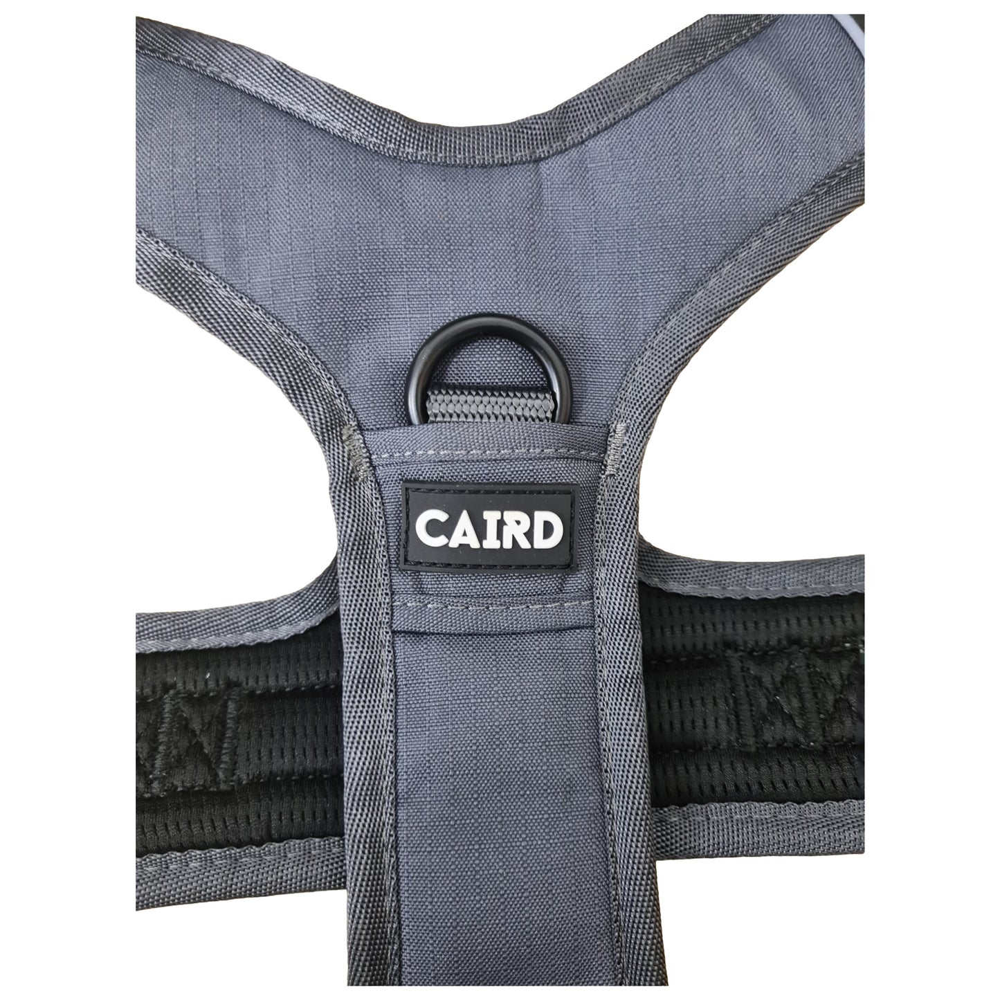 CAIRD Advance Dog Harness Ergonomic Y-Shape No Pull Reflective with Handle Grey (Medium)