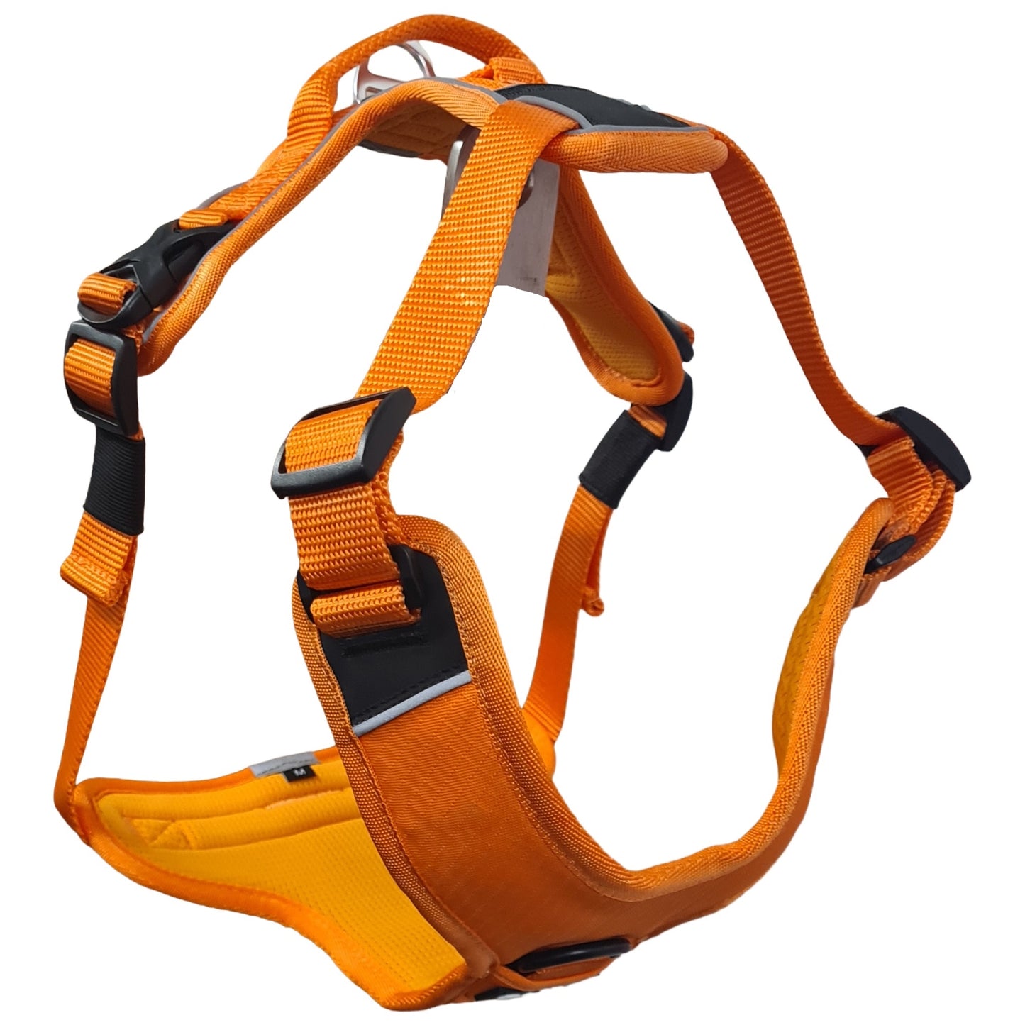 CAIRD Advance Dog Harness Ergonomic Y-Shape No Pull Reflective with Handle Orange