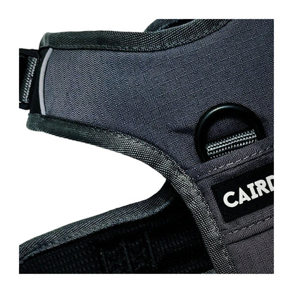 CAIRD Advance Dog Harness Ergonomic Y-Shape No Pull Reflective with Handle Grey (Medium)