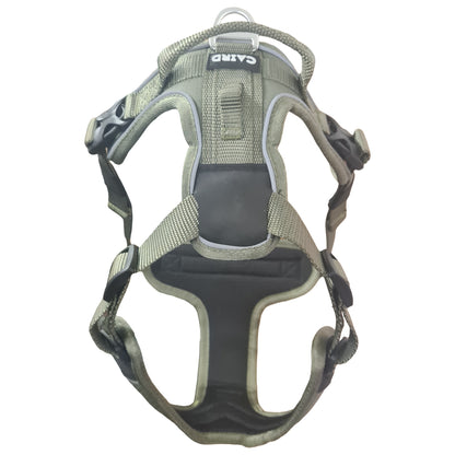 CAIRD Advance Dog Harness Ergonomic Y-Shape No Pull Reflective with Handle Khaki