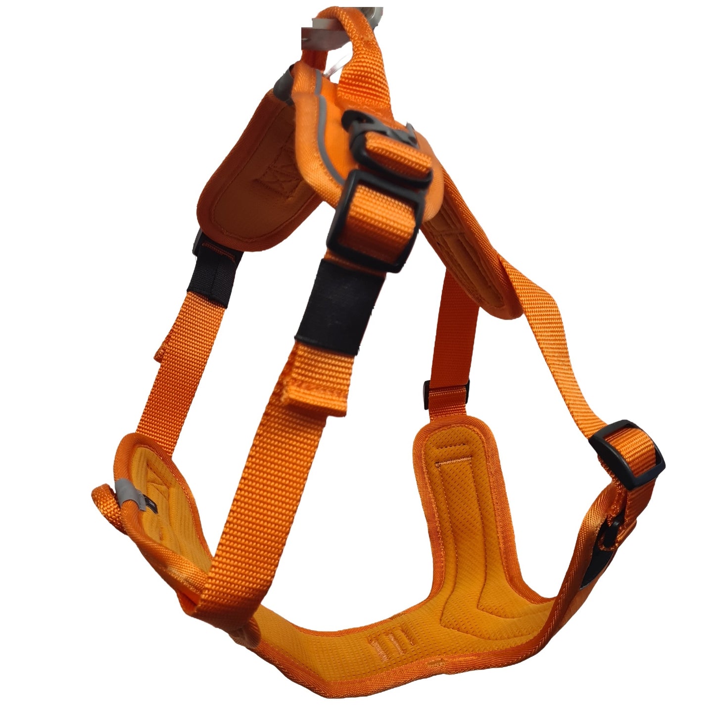 CAIRD Advance Dog Harness Ergonomic Y-Shape No Pull Reflective with Handle Orange