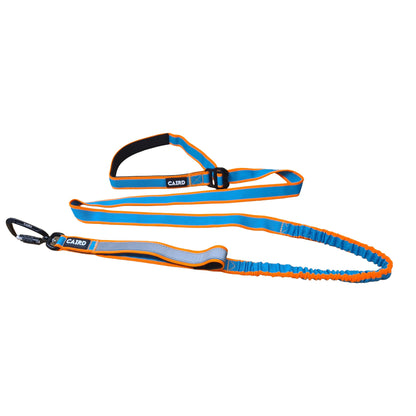 CAIRD Bungee Hands Free Dog Lead Adjustable Waist Belt Aluminium Locking Carabiner