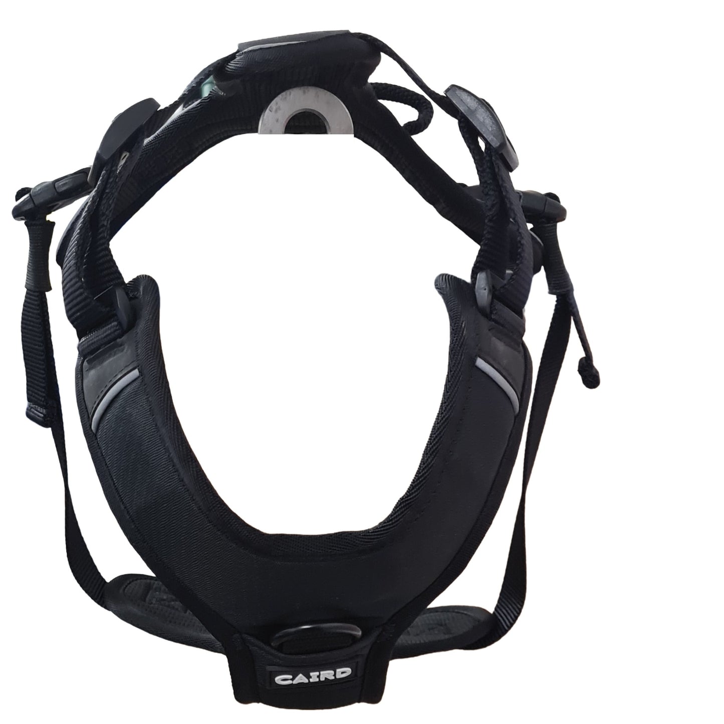 CAIRD Advance Dog Harness Ergonomic Y-Shape No Pull Reflective with Handle Black