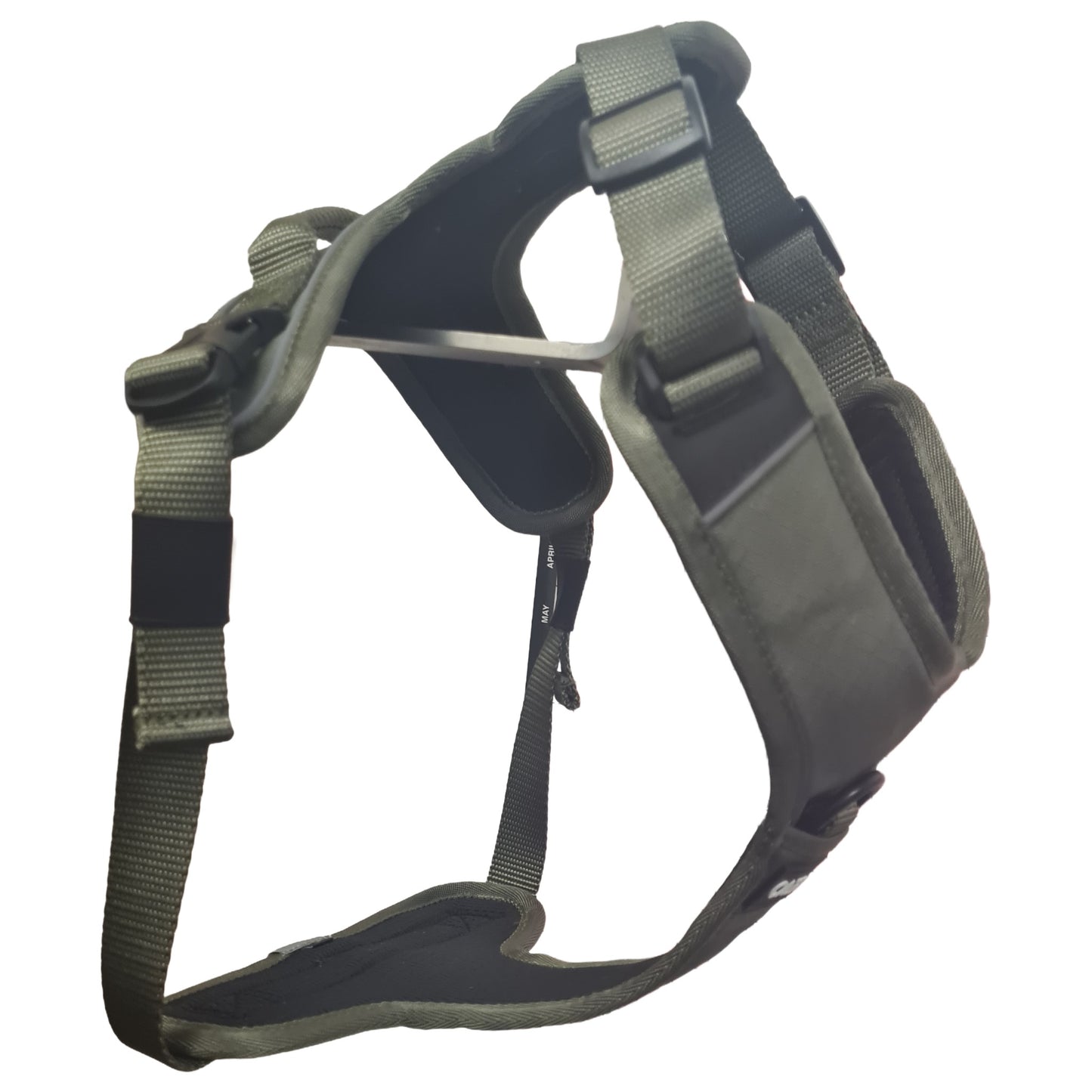 CAIRD Advance Dog Harness Ergonomic Y-Shape No Pull Reflective with Handle Khaki